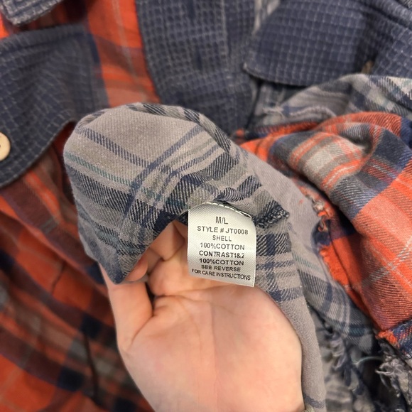 Oli & Hali Multi-Flannel Top - Picture 5 of 10
